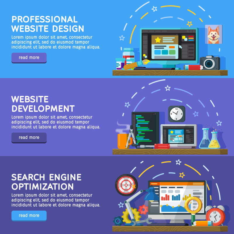 抽象矢量痤瘡主題的平面設計插圖